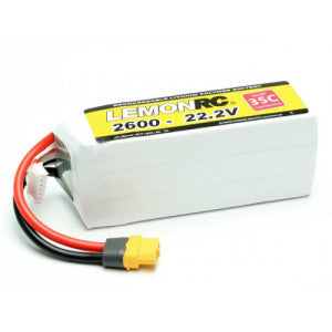 Batteries 6S Lipo 22,2V pour avion RC - Breizh Modélisme.