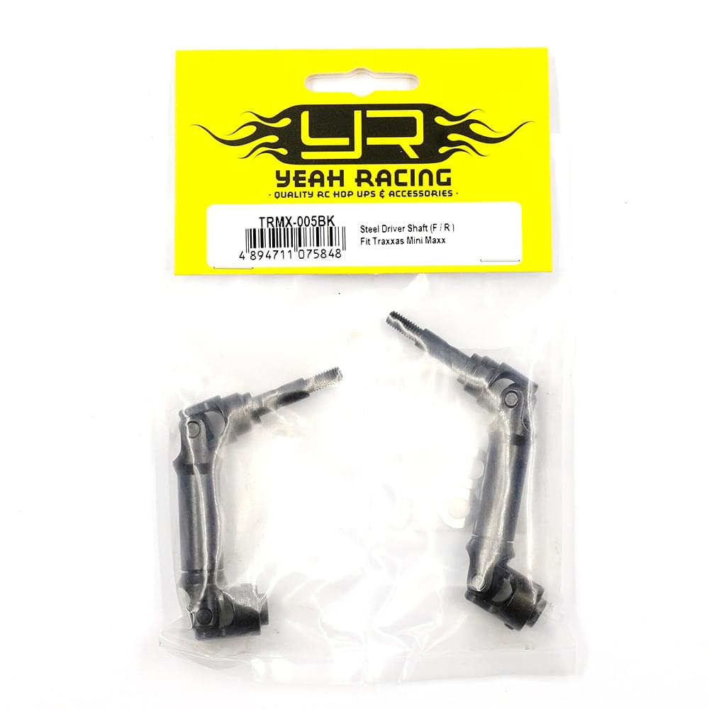 Arbre de transmission en acier (avant/arrière) pour Traxxas Mini Maxx - TRMX-005BK - Breizh Modélisme.