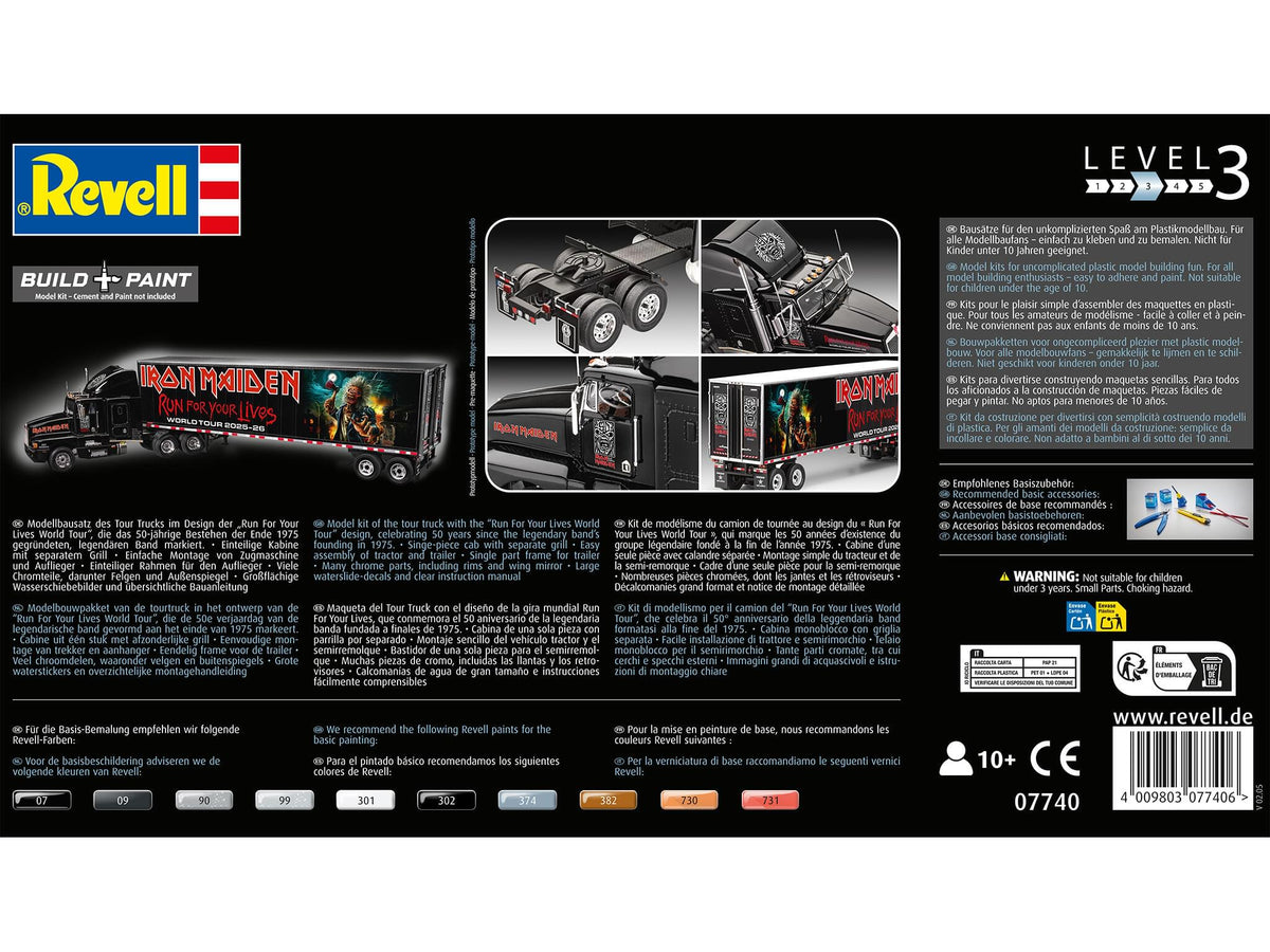 Maquette Revell 07740 Tour Truck "Iron Maiden" (50th Anniversary)