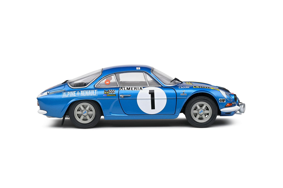 Solido S1804210 miniature collection 1/18 Alpine A110 1600S Rallye Monte Carlo 1972 – #1 Therier/Roure - Breizh Modélisme.