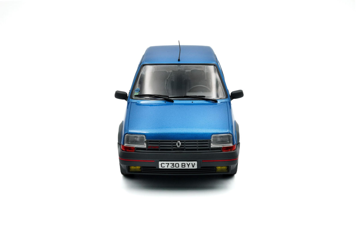 Solido S1810004 Voiture miniature collection 1/18 Renault 5 GT Turbo MK1 – Bleu Alpine – 1985