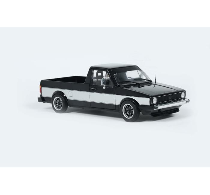 Solido S1803513 Voiture miniature collection 1/18 Volkswagen Caddy Mk.1 Solido Works noire 1982 - Breizh Modélisme.