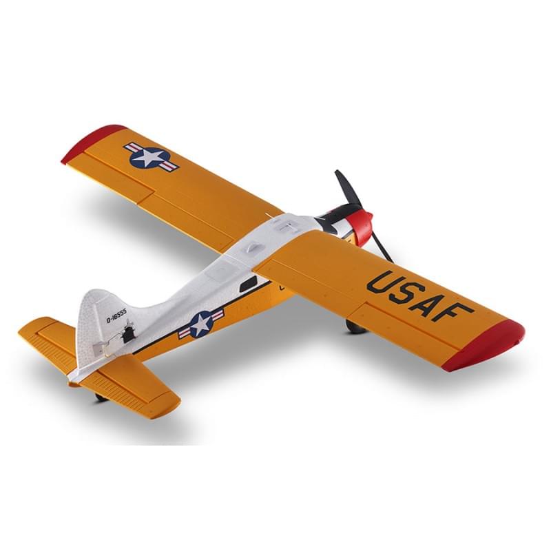 Avion débutants 1/18 800mm Beaver PNP kit - jaune - Breizh Modélisme.