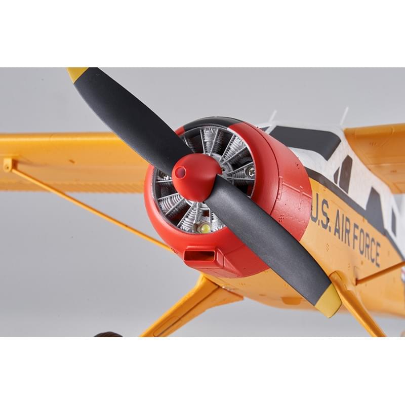 Avion débutants 1/18 800mm Beaver PNP kit - jaune - Breizh Modélisme.