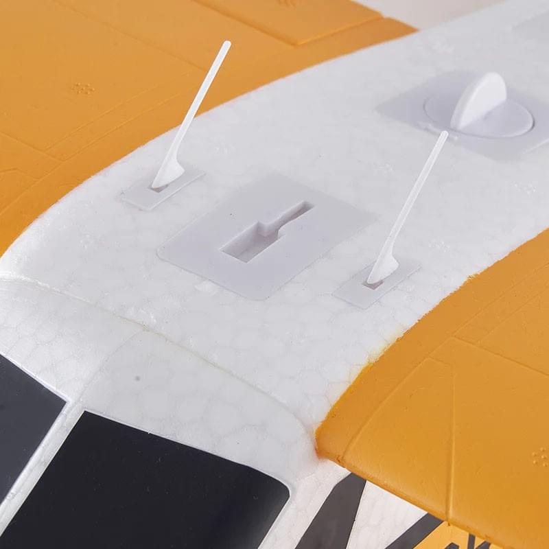 Avion débutants 1/18 800mm Beaver PNP kit - jaune - Breizh Modélisme.