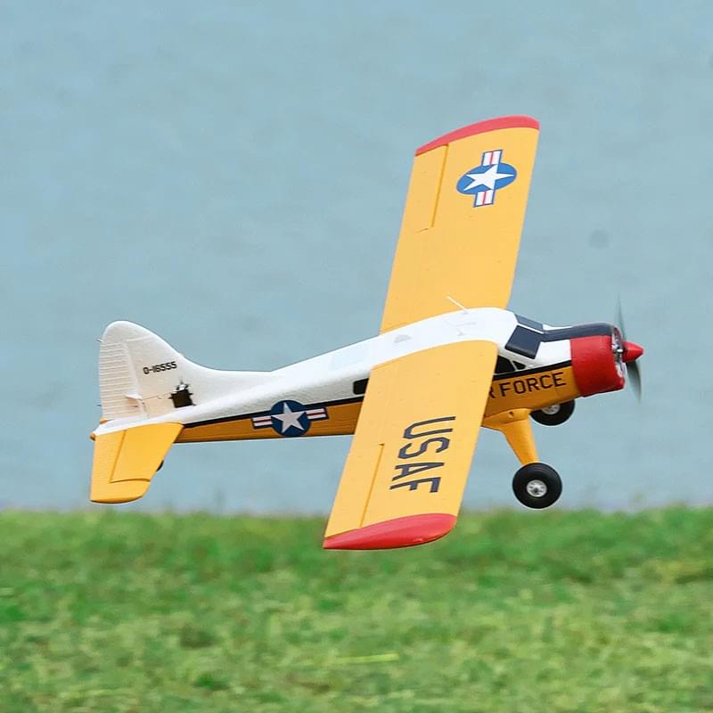 Avion débutants 1/18 800mm Beaver PNP kit - jaune - Breizh Modélisme.