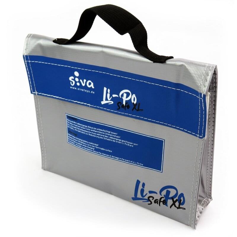 Sac de charge pour Batterie Lipo - 240x65x180mm - Safe lipo bag