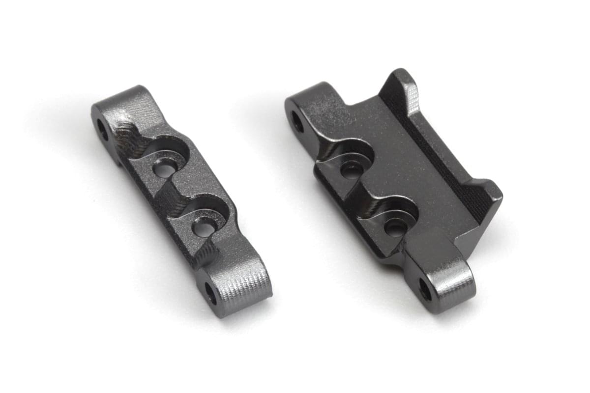 Ensemble de blocs de pivot arrière en aluminium Maverick RC (gris) - MV150863
