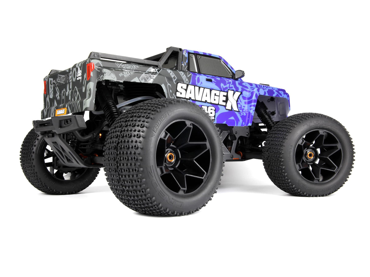 HPI Savage X 4.6 GT-6 RTR 1/8 Nitro – Monster Truck Bleu (160585)