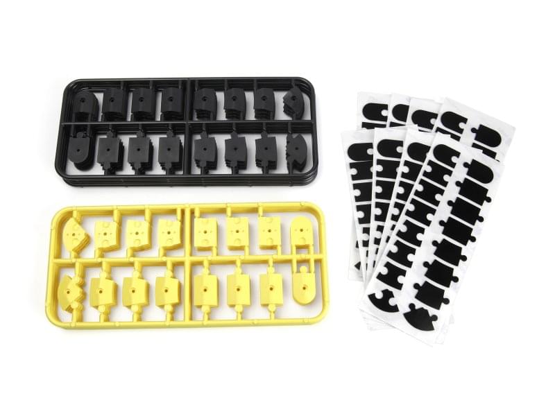 HPI 161411 Set de bordures jaune pour piste nano TTR 1/64
