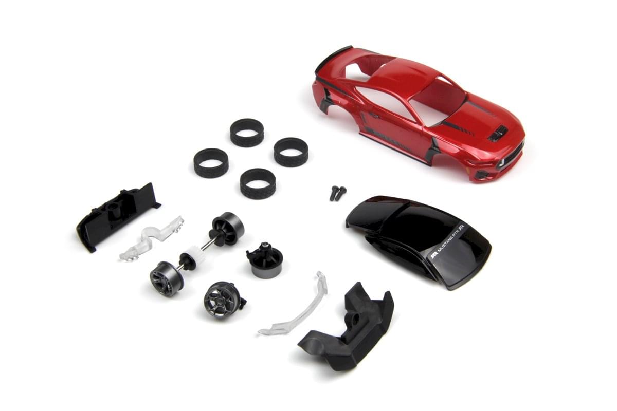 Carrosserie HPI Racing nano-TTR Ford Mustang RTR Spec5 1/64 Argent 161434 - Breizh Modélisme.