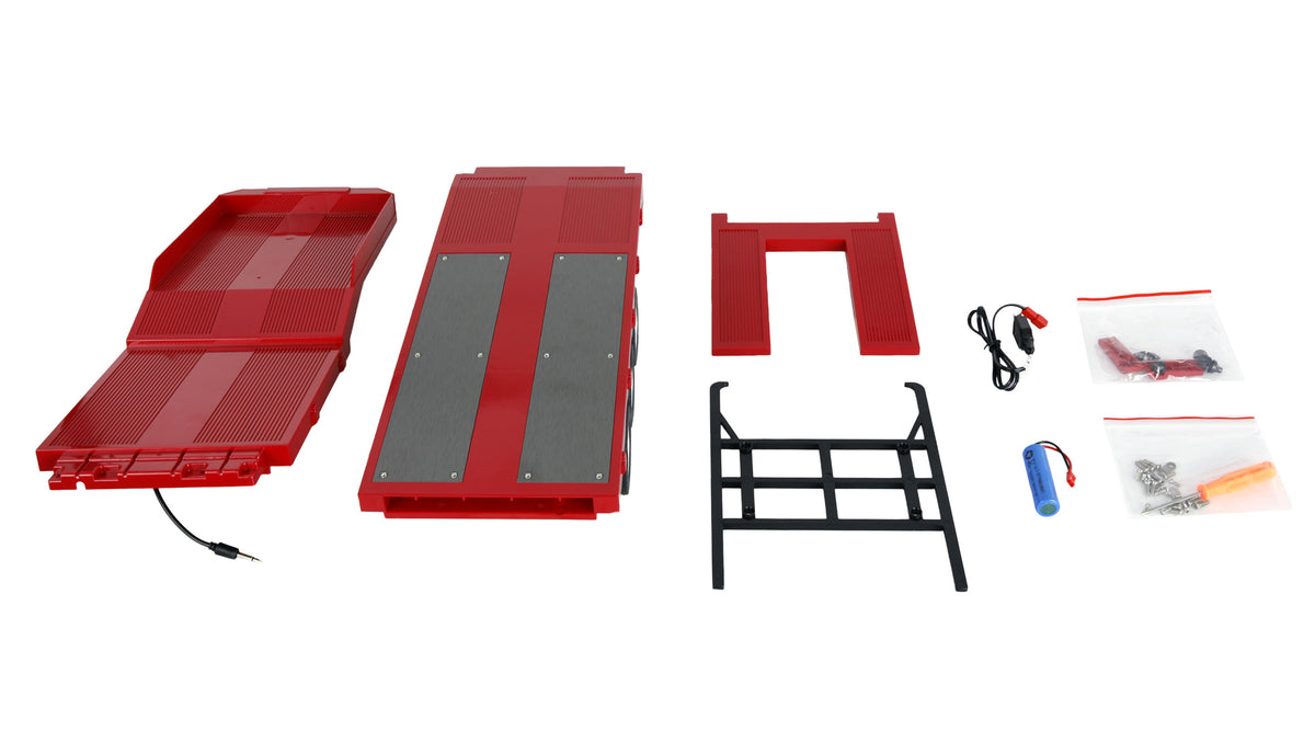 Remorque rouge pour Huina Scania 1/18 - Breizh Modélisme.