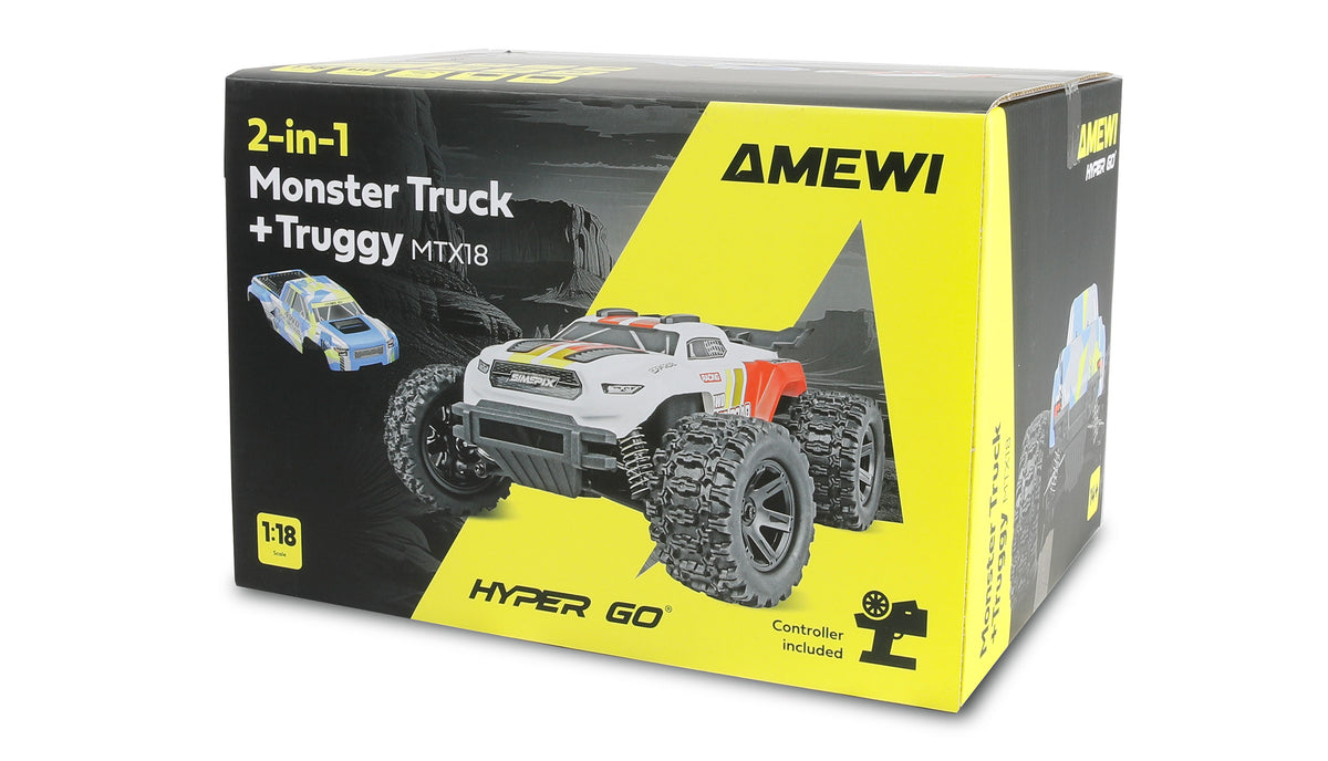 Monster Truck 4WD RTR MJX Hyper GO 18208 1/18 MTX18