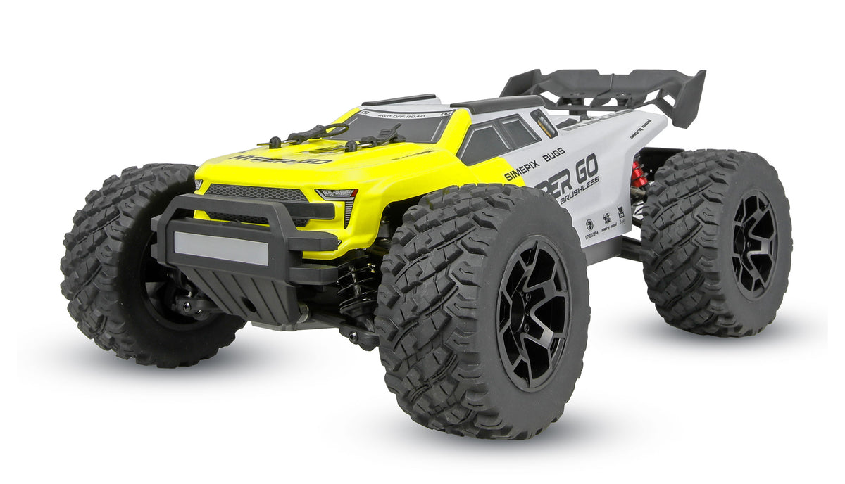 MJX Hyper GO 14207 / Amewi TX14 – Truggy RC brushless 4x4 1/14 RTR - Breizh Modélisme.
