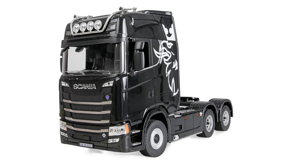 Camion RC Scania 770S 1/18 6x4 noir RTR 1501s