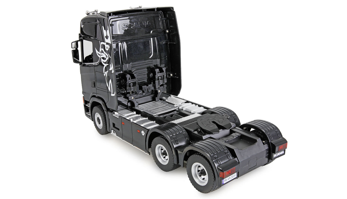 Camion RC Scania 770S 1/18 6x4 noir RTR 1501s
