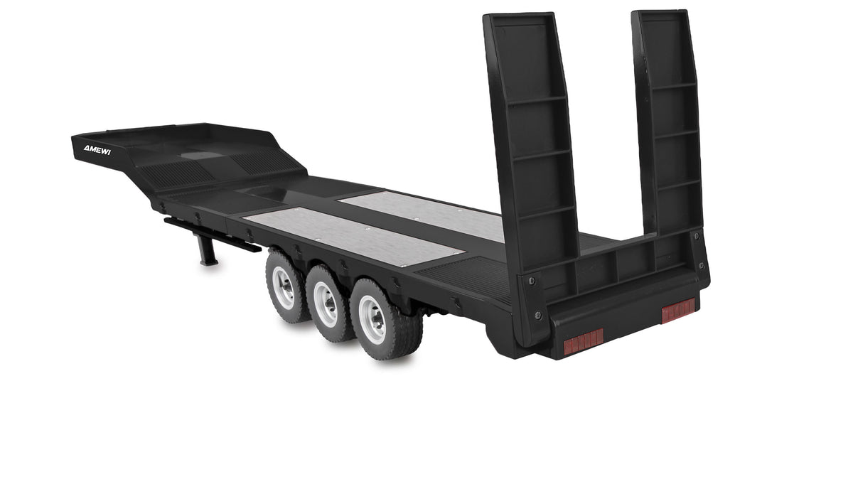 Amewi 22761 – Remorque porte-engins RC noire 1/18 pour Scania 770S