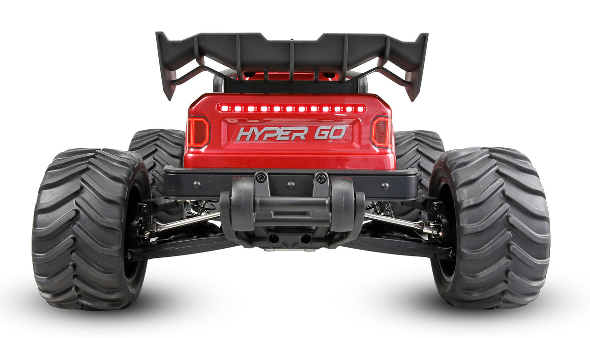 Monster truck brushless 4WD RTR MJX Hyper GO 10210 rouge 1/10 TX10 - Breizh Modélisme.
