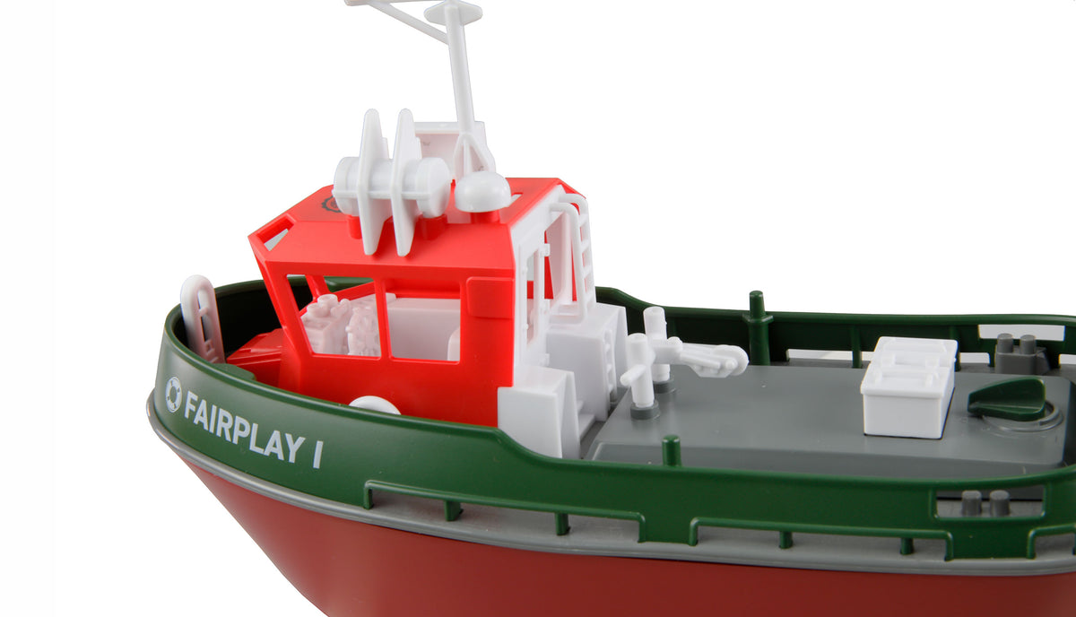Remorqueur Radio-commandé 230mm Heng Long 1/72 Tugboat 686 vert Fairplay I - Breizh Modélisme.