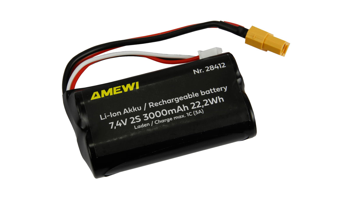 Batterie Li-ion 2S 3000mAh XT60 - 28412
