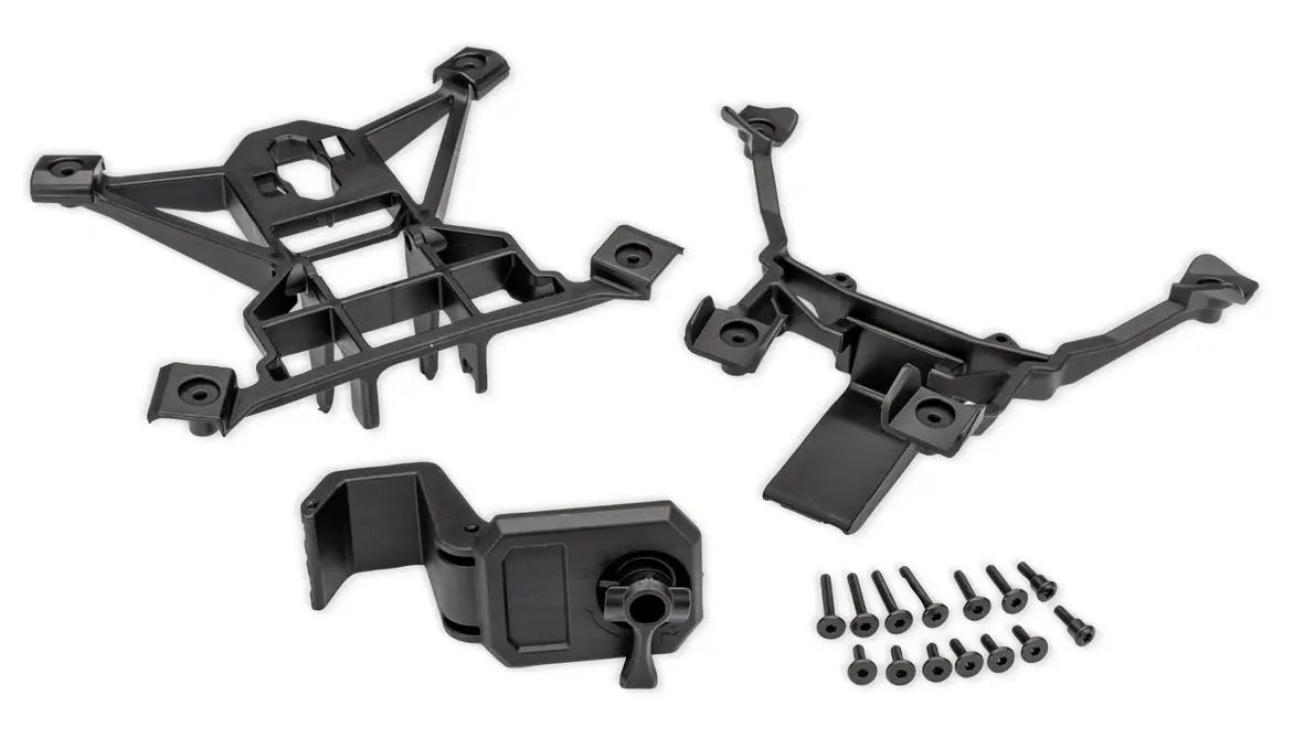 Jeu de supports de carrosserie avant et arrière X Maxx 1/8 - Traxxas 7715X - Breizh Modélisme.