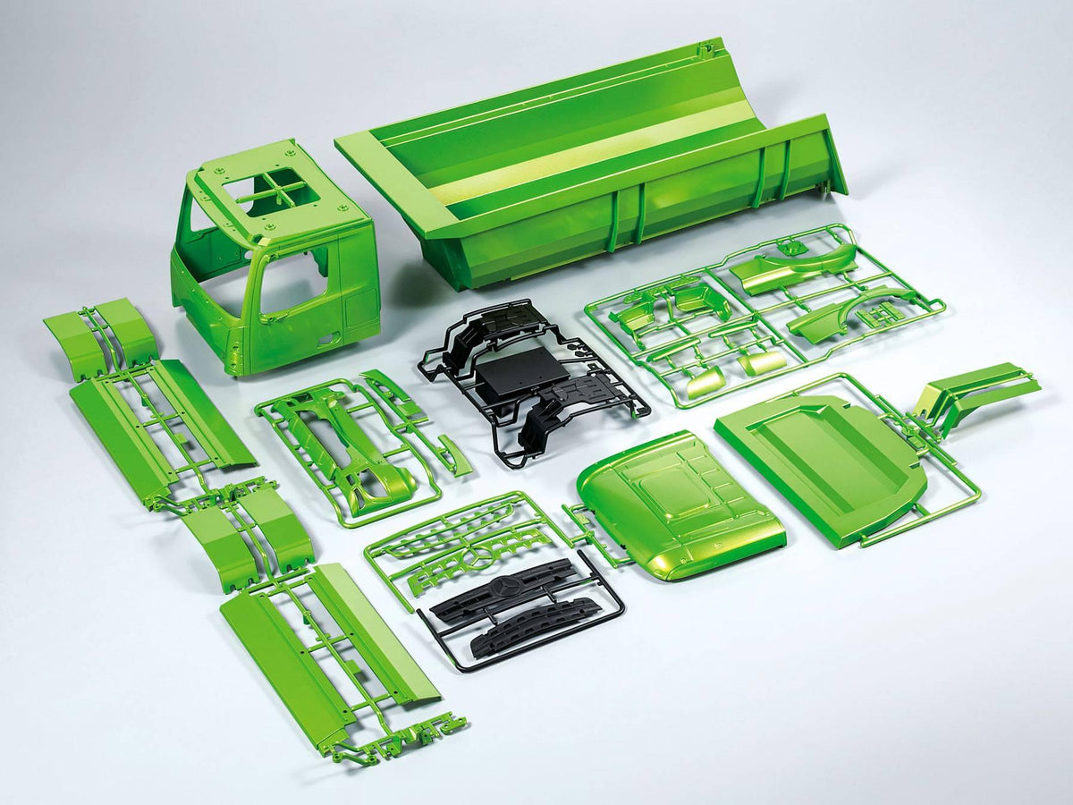 Tamiya Camion Benne Mercedes Arocs 4151 8x4 KIT Vert 47523