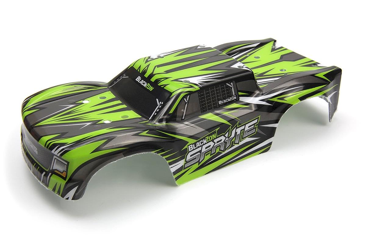 Carrosserie vert Blackzon Spryte ST - 540346 - Breizh Modélisme.