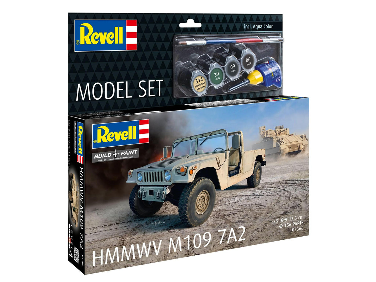 Maquette militaire Revell 63366 HMMWV M1097A2 avec accessoires de base