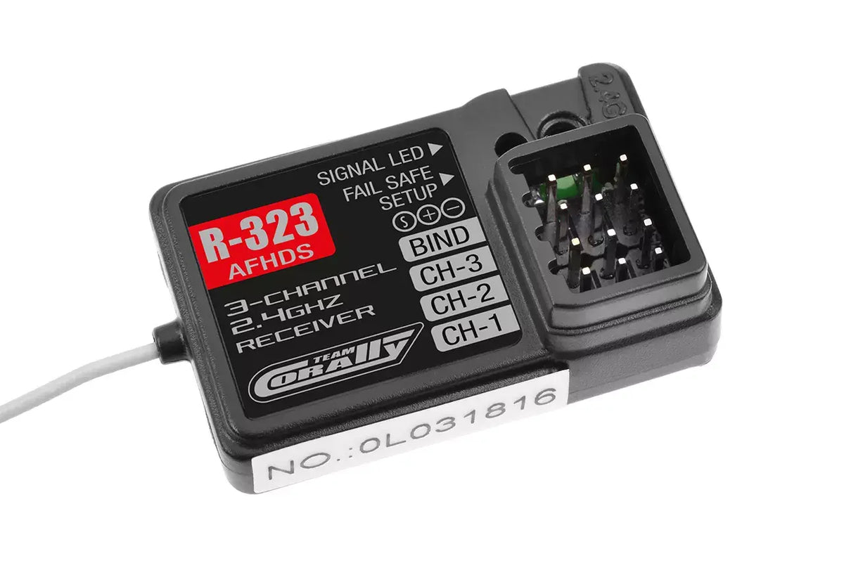 Récepteur 3 voies R-323 AFHDS 2,4 GHz Corally - C-59050 - Breizh Modélisme.