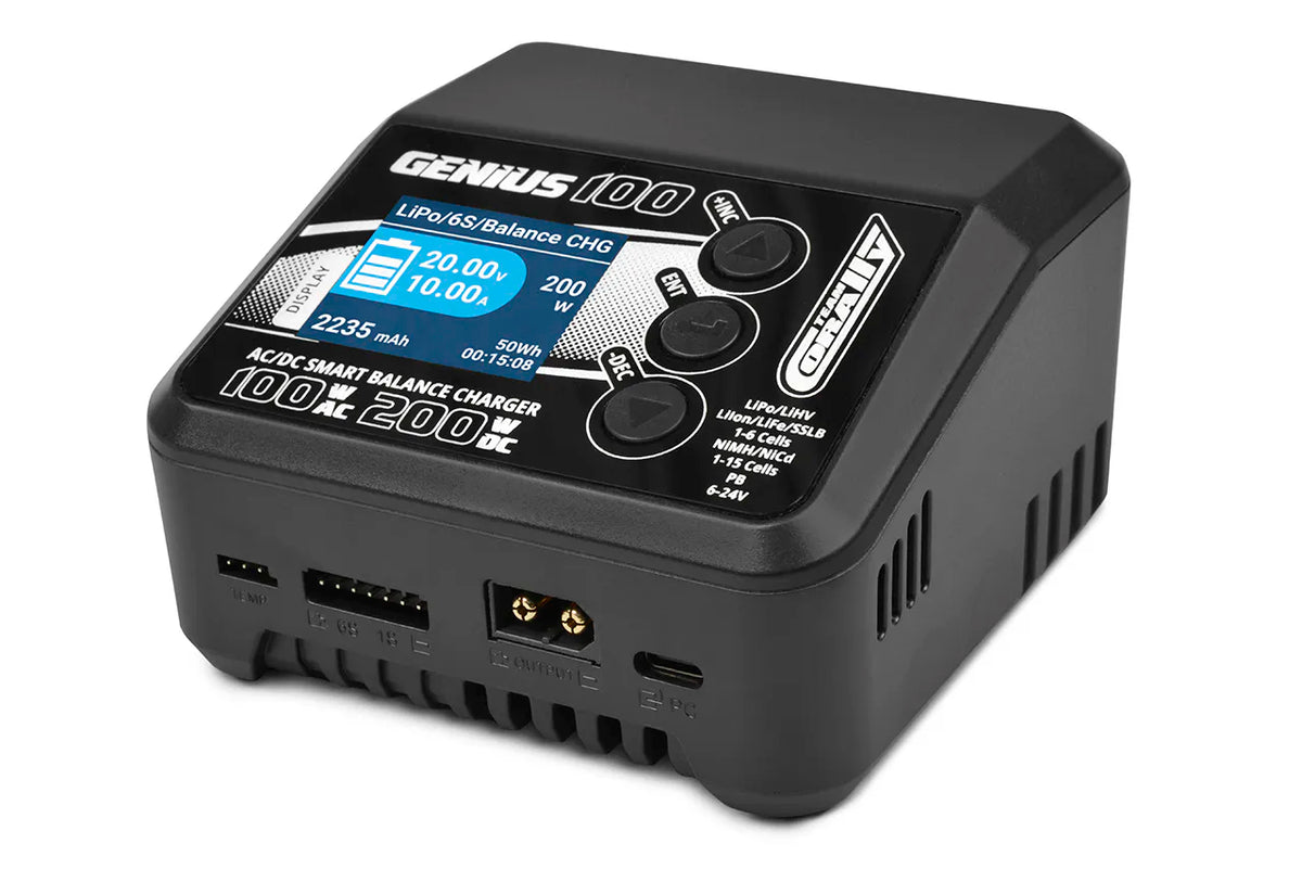 Chargeur Genius 100 AC/DC 100W pour Lipo 1-6S NiMH