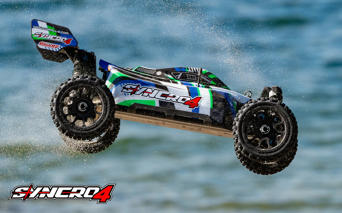Buggy Corally Syncro 4 verte Brushless 3 -4S RTR 1/8 C-00295 - Breizh Modélisme.
