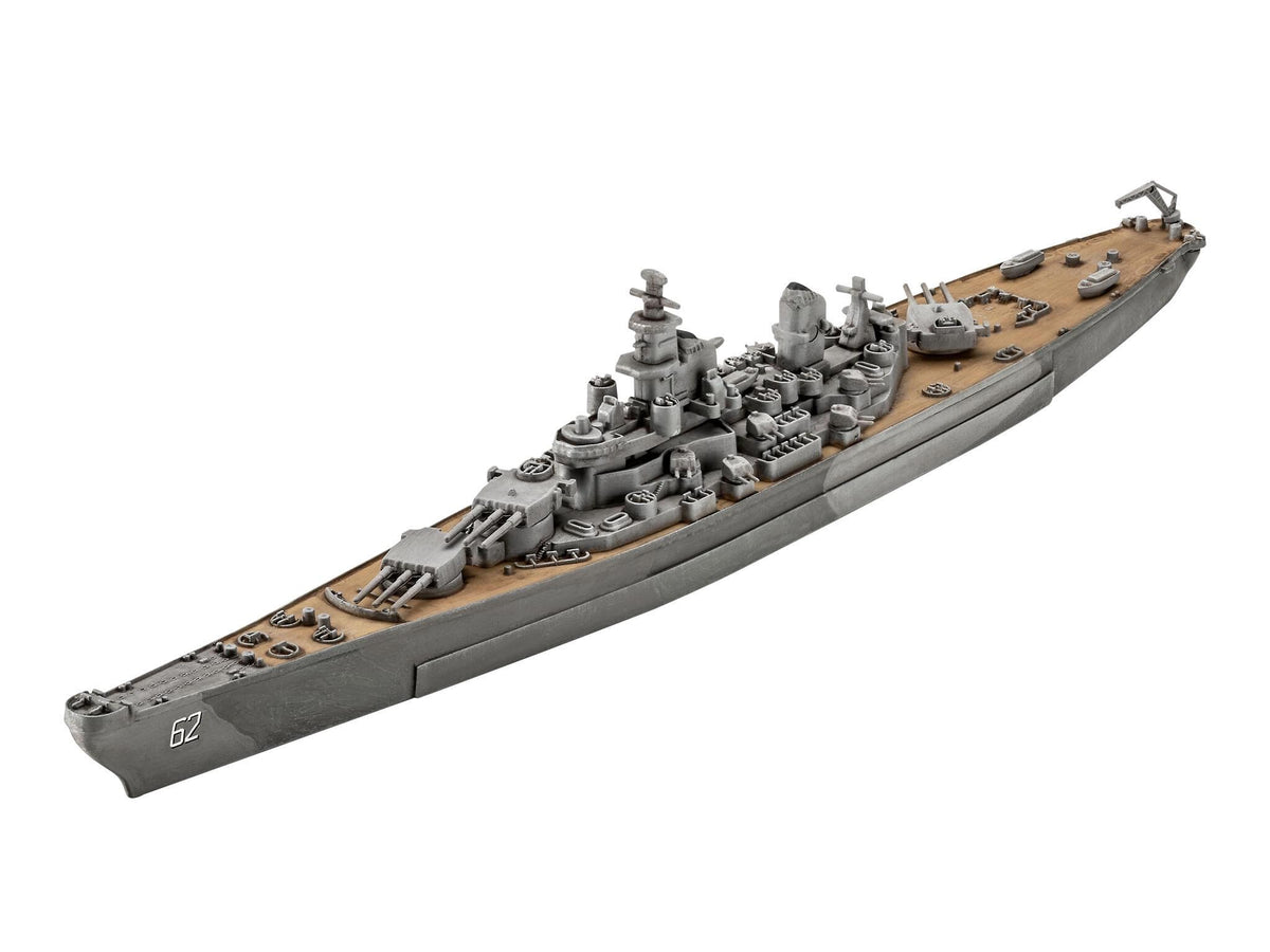 Maquette Revell Starter kit 75183 Battleship USS New Jersey avec accessoires de base