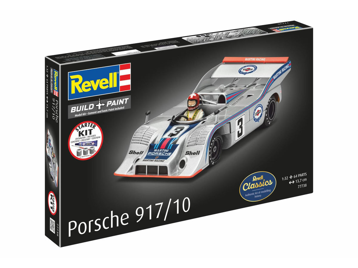 Maquette Revell Starter kit 77738 Porsche 917/10 avec accessoires de base