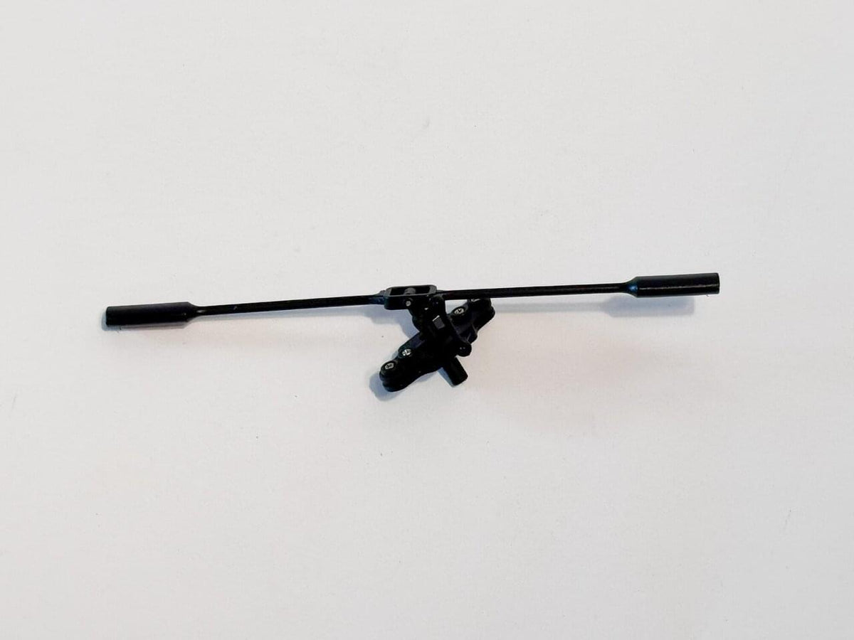 Tête de rotor + Supports de pales de rotor Flybar pour 9630 - DF Models 9633