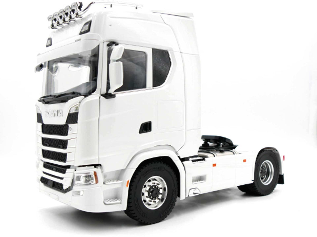 FM Electrics Camion Scania 4x4 truck RTR 1:14 blanc - Breizh Modélisme.
