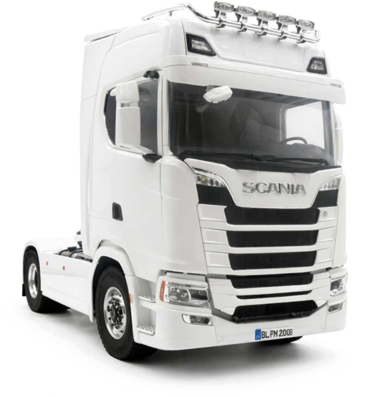 FM Electrics Camion Scania 4x4 truck RTR 1:14 blanc - Breizh Modélisme.