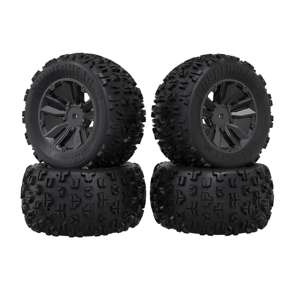 ARA-2658 roues d'origine AV/arr (2 paires ) - Arrma Mini Kraton 1/16