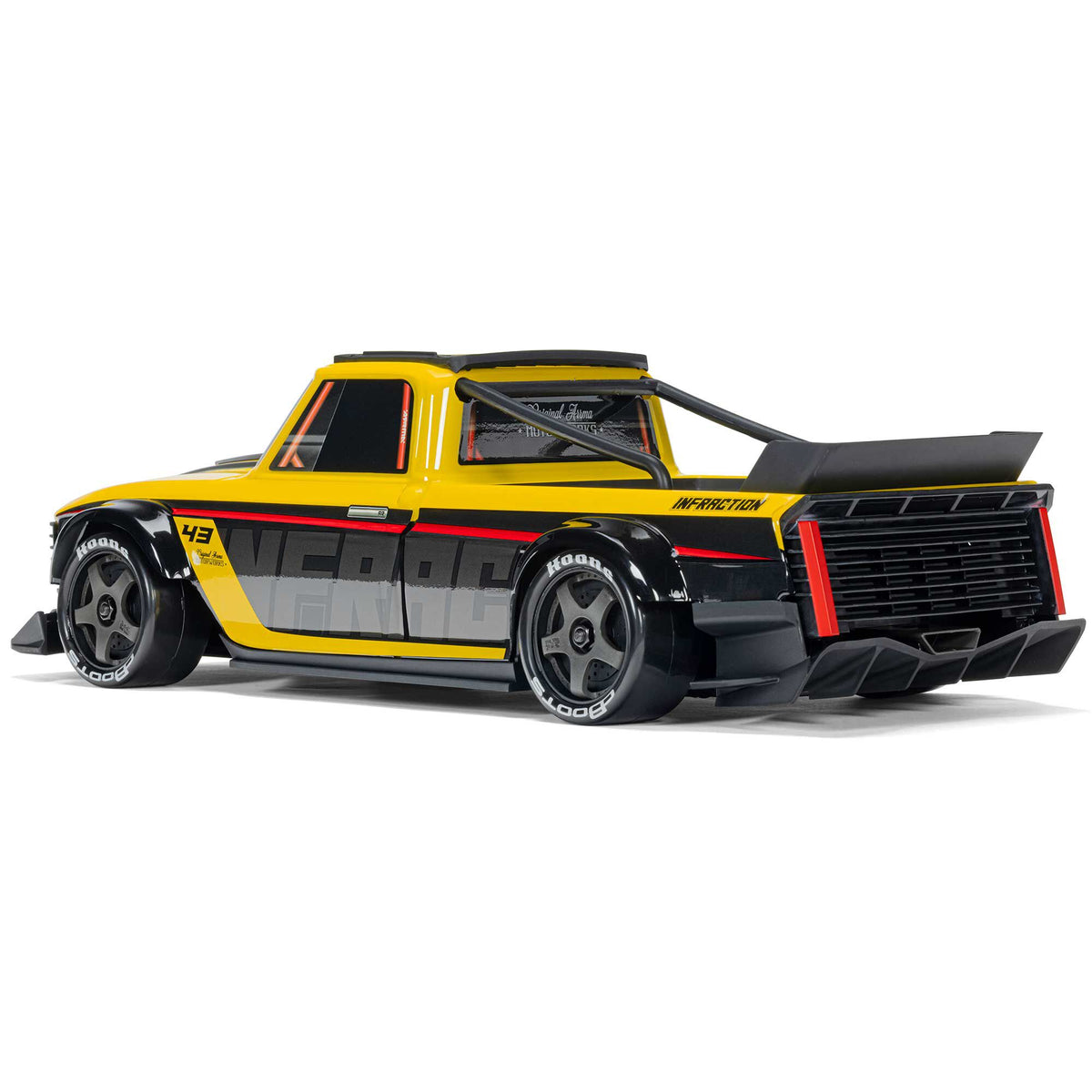 ARRMA Infraction GROM 3S BLX 4x4 RTR 1/12 bleu/rouge - ARA2315T1 - Breizh Modélisme.