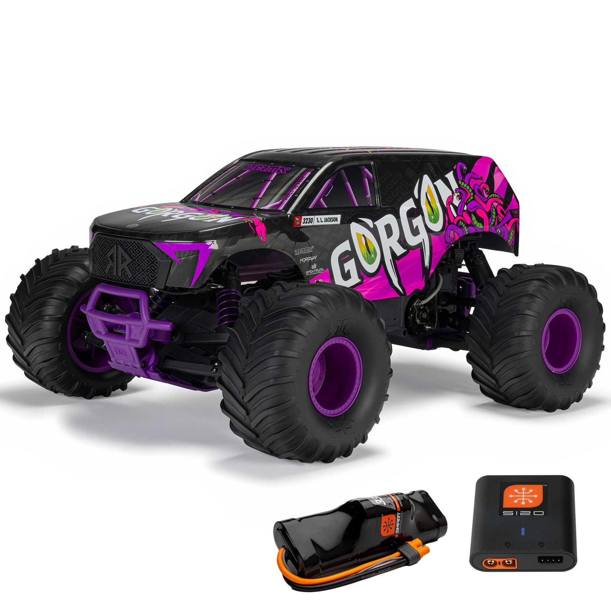 Arrma Gorgon 2WD MT 1/10 RTR violet ARA3230ST4