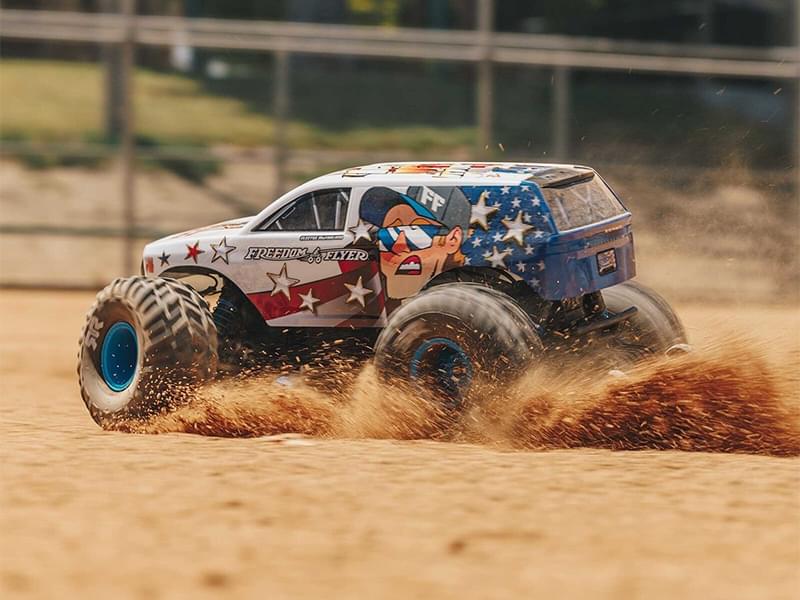 Monster truck RC Arrma Freedom Flyer 223S 2WD 1/10 brushless RTR – ARA3530SFFT1