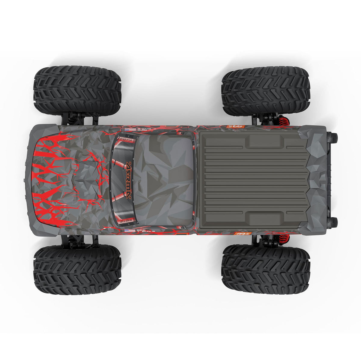 Monster truck RC Arrma Quake 223S 2WD 1/10 brushless RTR rouge – ARA3537T1