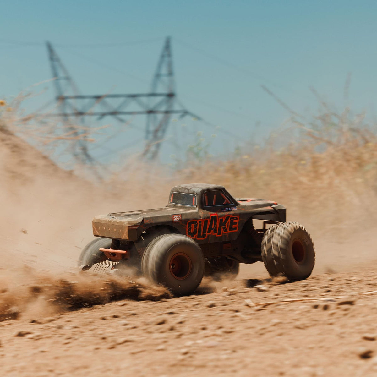 Monster truck RC Arrma Quake 223S 2WD 1/10 brushless RTR rouge – ARA3537T1