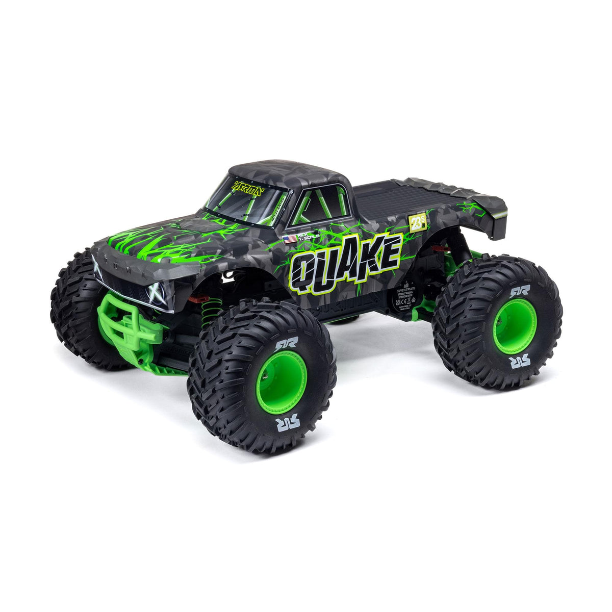 Monster truck RC Arrma Quake 223S 2WD 1/10 brushless RTR vert – ARA3537T2