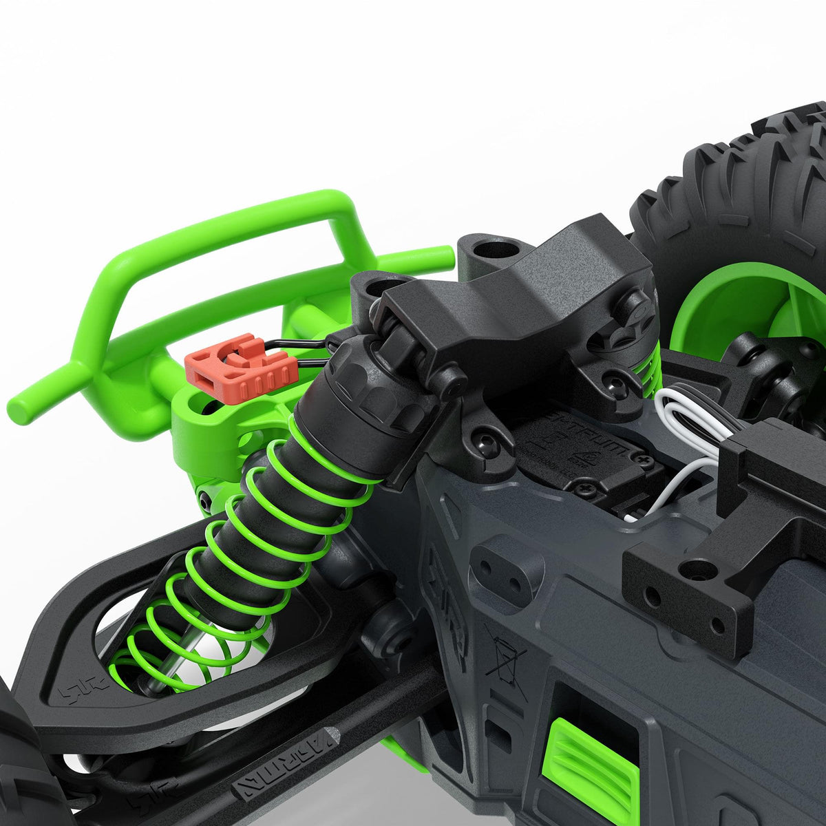 Monster truck RC Arrma Quake 223S 2WD 1/10 brushless RTR vert – ARA3537T2