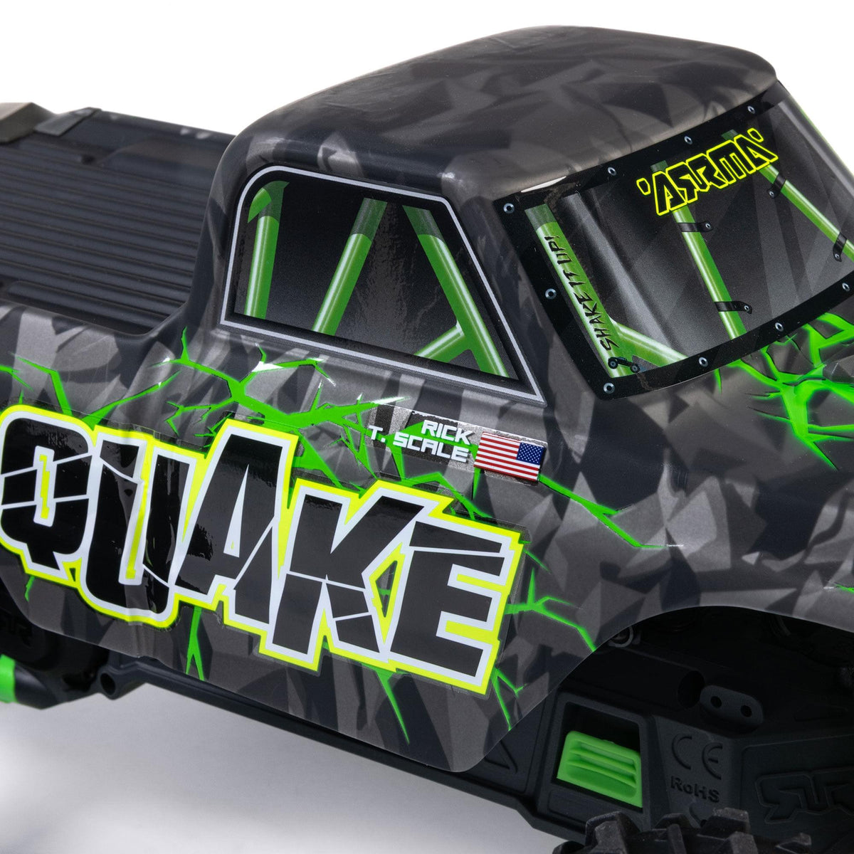 Monster truck RC Arrma Quake 223S 2WD 1/10 brushless RTR vert – ARA3537T2