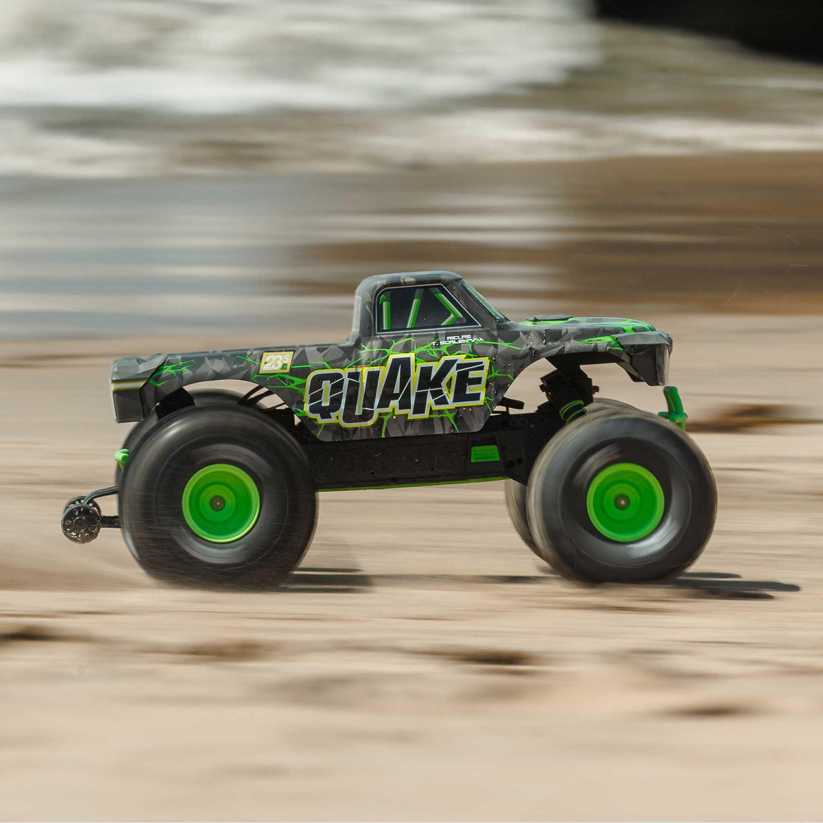 Monster truck RC Arrma Quake 223S 2WD 1/10 brushless RTR vert – ARA3537T2