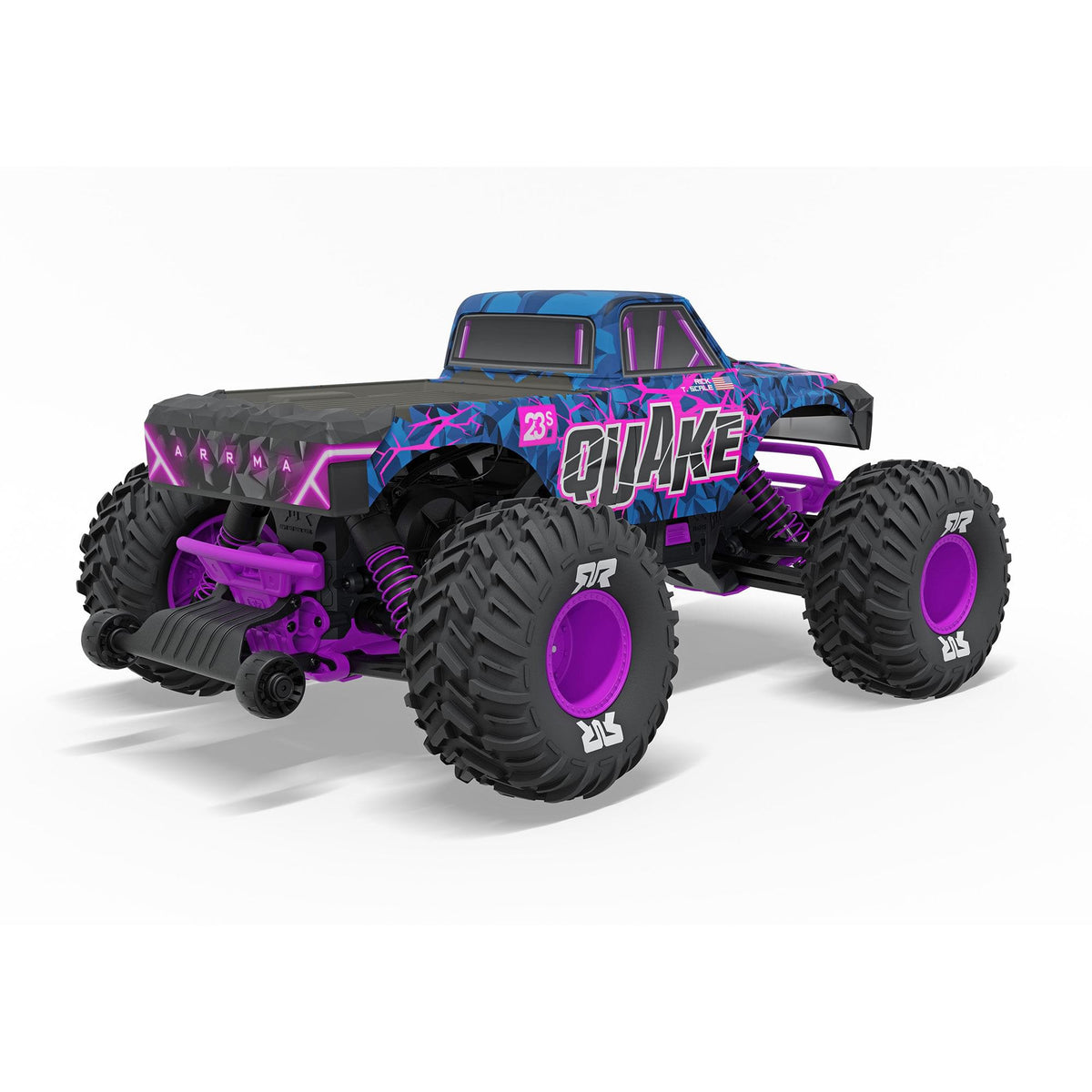 Monster truck RC Arrma Quake 223S 2WD 1/10 brushless RTR violet – ARA3537T3
