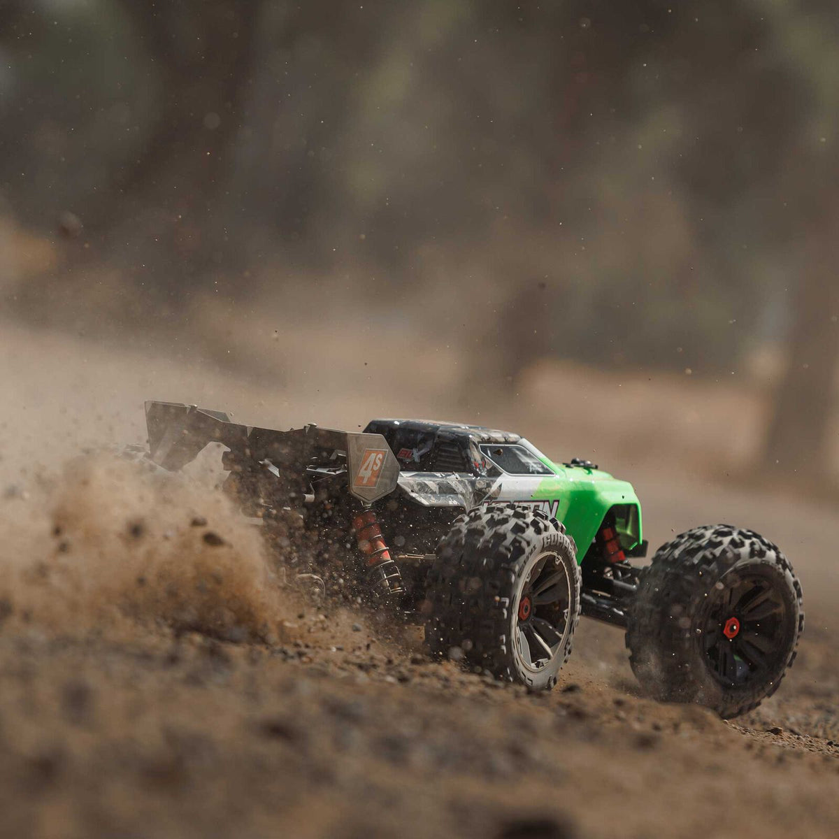 Monster truck RC Arrma Kraton 4S V2 4x4 1/10 brushless RTR vert – ARA4408V2T4