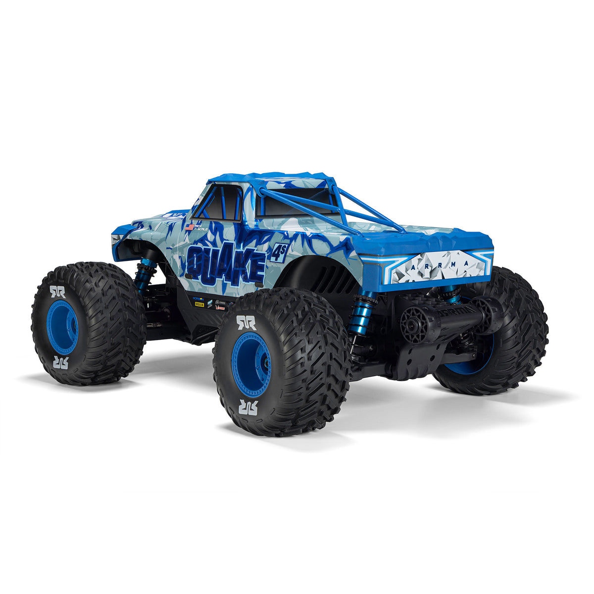 Monster truck RC ARRMA Quake 4S DSC 4x4 RTR 1/8 noir/perle – ARA4437T3 - Breizh Modélisme.