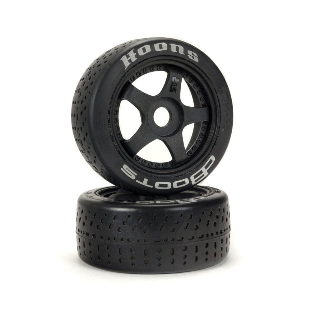 2 Pneus Arrma dBoots Hoons 42/100 2.9 argent 17 mm 5 branches